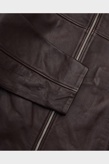 Giacca in Pelle Noah Blouson Demitasse - 5