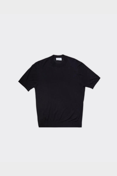 T-Shirt In Maglia Nera