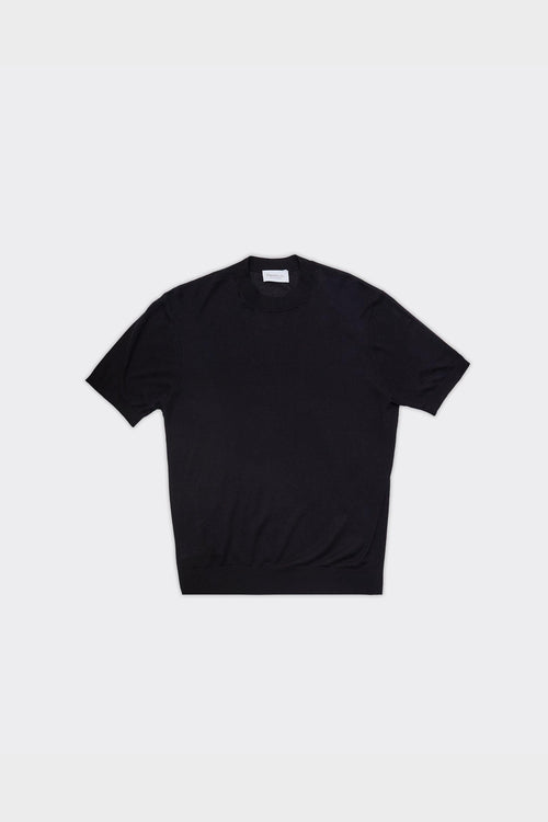 T-Shirt In Maglia Nera