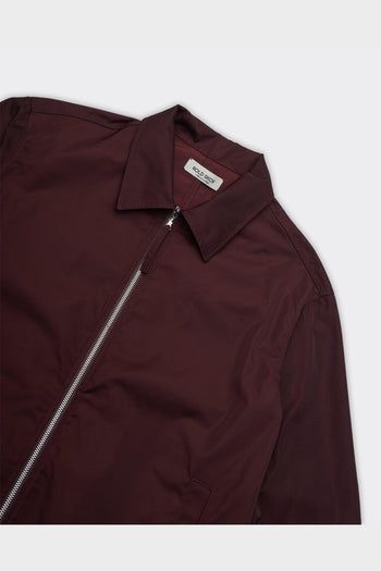 Camicia Zip Up Slim Bordeaux - 2