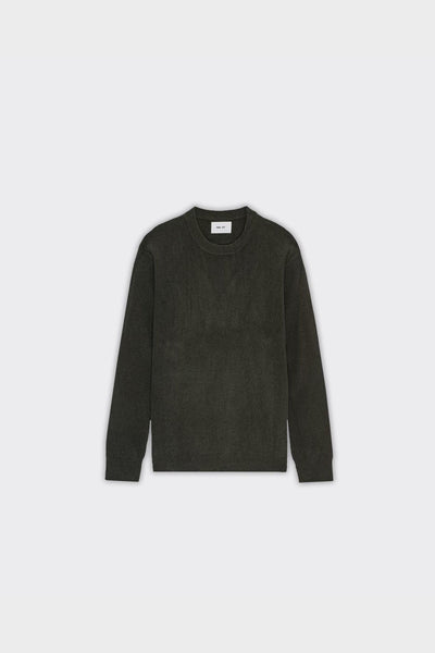 Maglione Danny Ribbed Dark Army