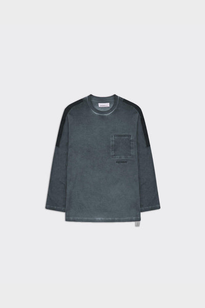 Longsleeve Velcro Applique Light Grey