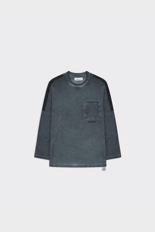 Longsleeve Velcro Applique Light Grey