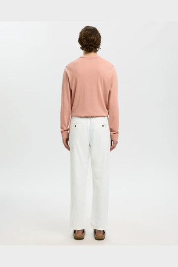 Pantalone Brody Loose Linen Cloud Dancer - 5
