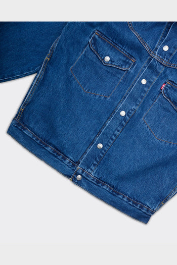 Giacca Jeans Western Shorthorn Dark Indigo - 3