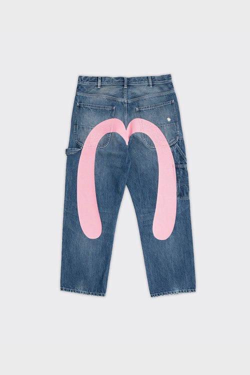 Jeans Vintage Washed Denim Indigo