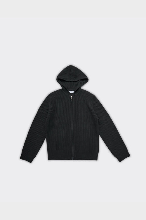 Felpa Con Cappuccio Knit Saisak Verde Scuro