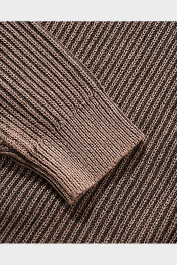 Maglione Knit Bleach Marrone - 3