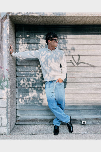 Jeans Loose Ben Kori Denim Light Blu - 2