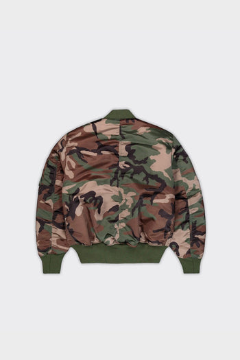 Bomber MA-1 Ultra Violet Flight Primaloft Wdl Camo 65 - 2