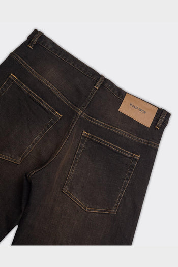 Jeans Wide Solarized Nero - 4