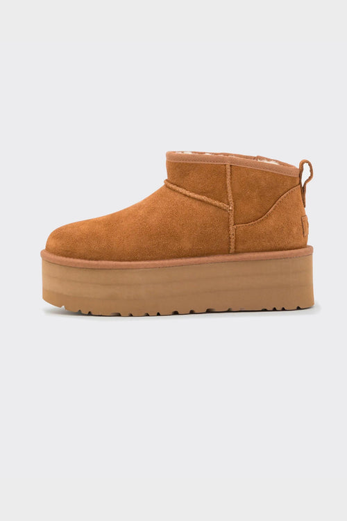 Stivali Classic Ultra Mini Platform Chestnut