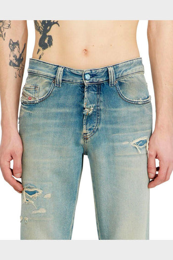 Jeans 1998 D-Buck Denim Washed Blu - 3