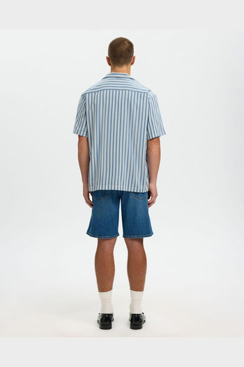 Camicia Ss Relax Air MIx Blue Mirage - 5