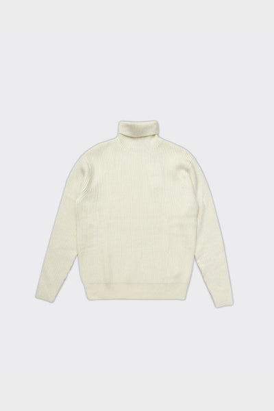 Maglione Eddie Knit Rib Rollneck Avorio