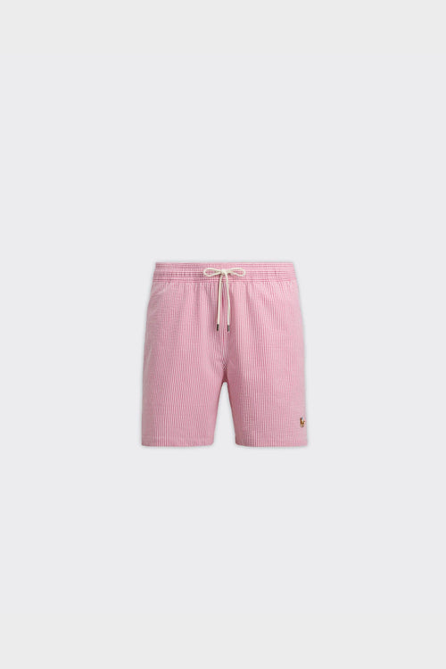 Costume Traveler Mid Trunk Seersucker Resort Rose Stripe