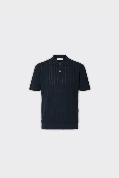 Polo Mattis Knit New Cable Blu