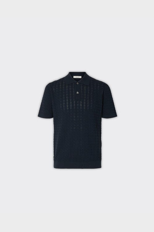 Polo Mattis Knit New Cable Blu