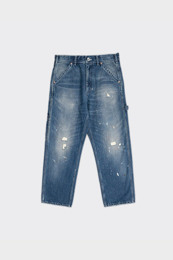 Jeans Vintage Washed Denim Indigo - 2