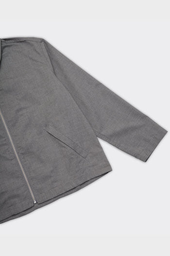Camicia Zip Up Grigia - 3