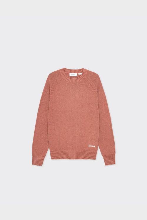 Crewneck Knit Brad Cognac Red