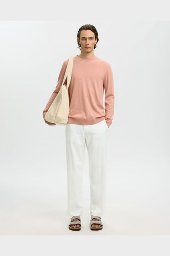 Pantalone Brody Loose Linen Cloud Dancer - 3