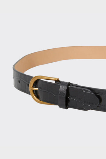 Cintura Calle Leather Nera - 3