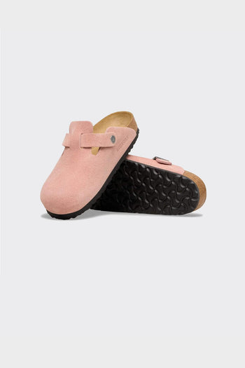 Ciabatta Boston Suede Leather Pink Clay - 3