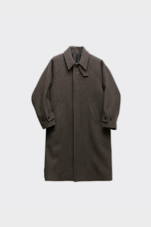 Cappotto Cashmere Balmacaan Dark Soil Grey