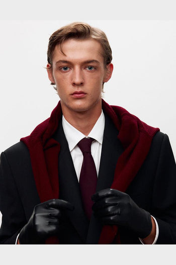 Blazer Twill Double-Breasted Tailored Wool Nera - 5