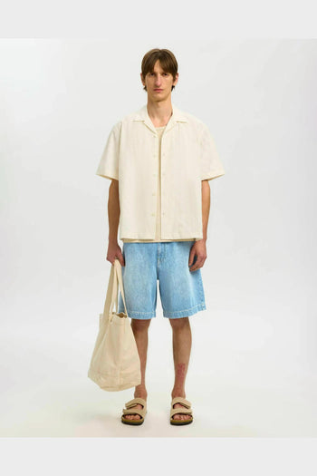 Shorts Loose Alex Denim Light Blue - 2