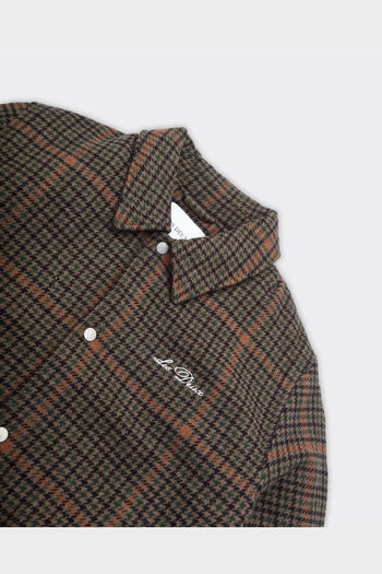 Giacca Varsity Houndstooth Marrone - 2