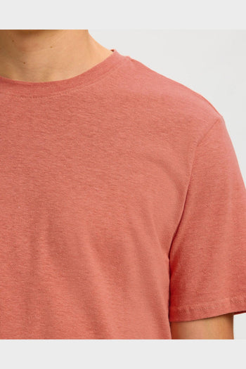 T-Shirt Adam Linen Blend Rose Dawn - 3