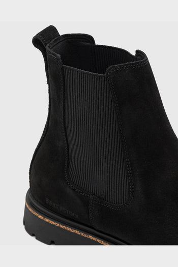 Stivale Highwood Slip On Suede Leather Nero - 3