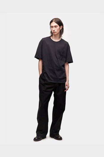 T-Shirt Semi Overfit Supima Cotton Nera - 3