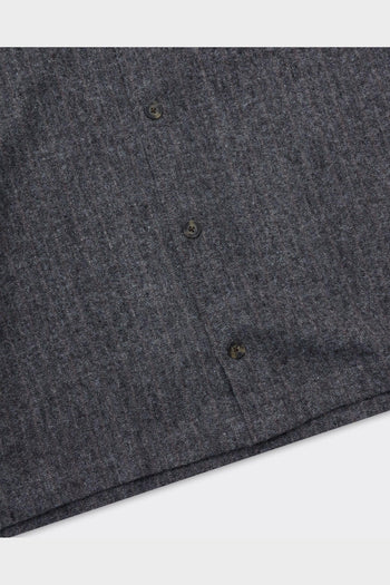 Overshirt Sacastor Grey Herringbone - 4