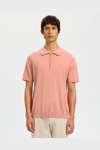 Polo Tray SS Half Zip Rose Dawn - 2
