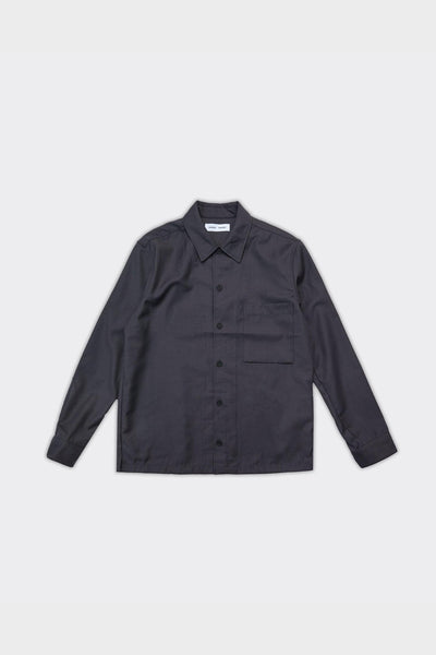 Overshirt Sadamon Black Oyster