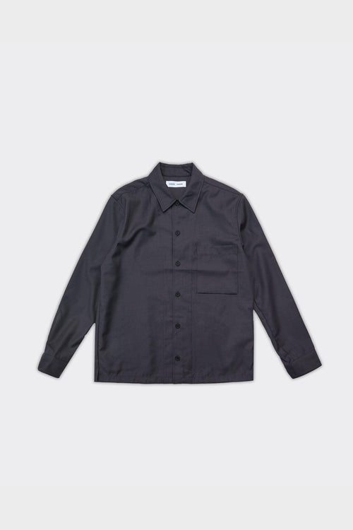 Overshirt Sadamon Black Oyster