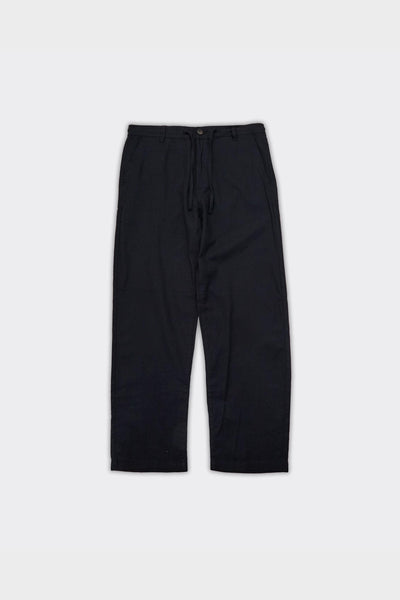 Pantalone Brody Loose Linen Nero