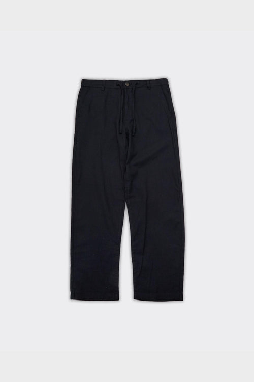 Pantalone Brody Loose Linen Nero