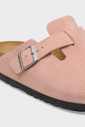 Ciabatta Boston Suede Leather Pink Clay - 4