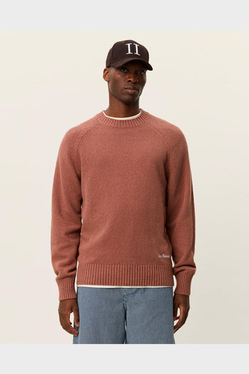 Crewneck Knit Brad Cognac Red - 2