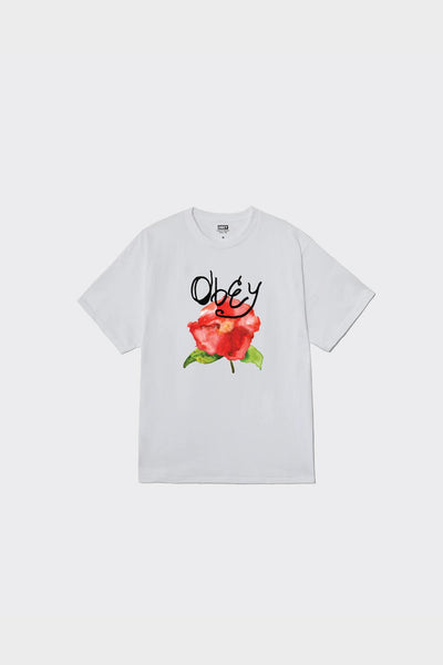 T-Shirt Watercolor Poppy Bianca