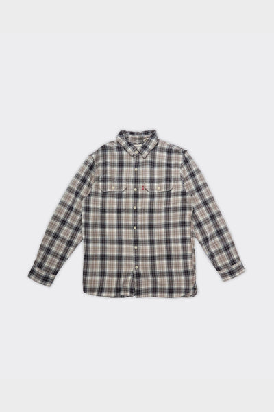 Camicia Jackson Worker Plaid Vintage Oatmeal