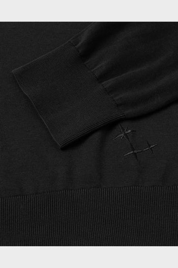 Pullover In Cotone Nero - 2