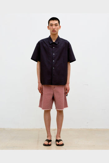 Shorts Cut Off Washed Light Pink - 2