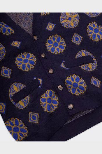 Cardigan Three Kingdoms Blu - 3