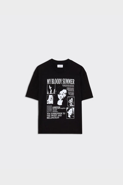 T-Shirt Crop You Surrender Dyed Nera