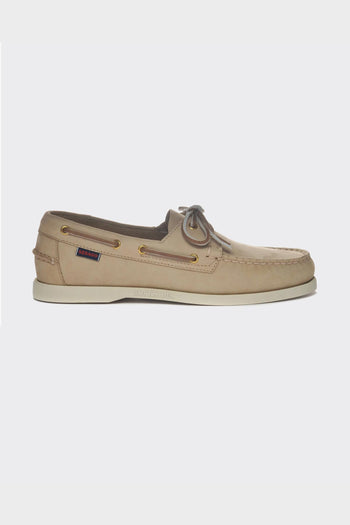 Scarpa Da Barca Docksides Portland Nubuck Beige Camel - 2